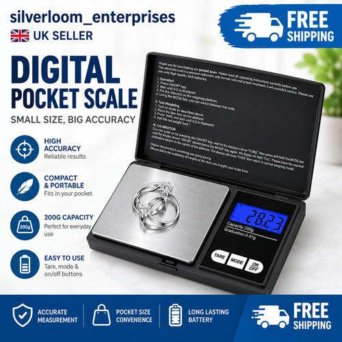 Digital scales 01g - 0.01g, 200g
