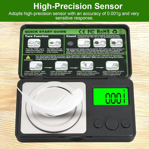 001g 50g digital milligram - 0.001g/50g,