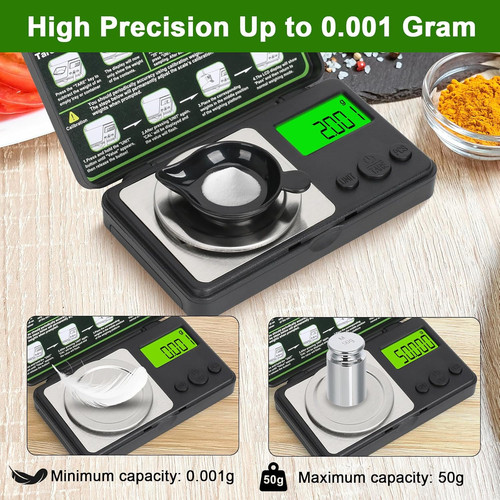 001g 50g digital milligram - 0.001g/50g,